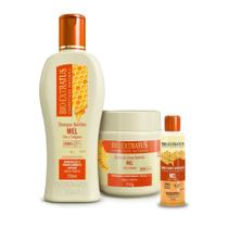 Kit Bio Extratus Mel Nutritivo Shampoo, Máscara E Umectante