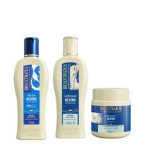 Kit Bio Extratus Neutro Sh+Cond 250ml+Banho de Creme 250g Kit Bio Extratus Neutro Sh+Cond 250ml+Banho de Creme 250g