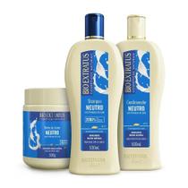 Kit Bio Extratus Neutro Sh + Cond + Banho De Creme (500Ml/G)