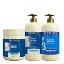 Kit Bio Extratus Neutro Shampoo Condicionador e Máscara (3 produtos)