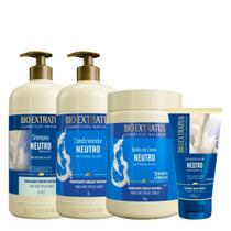 Kit Bio Extratus Neutro Shampoo Condicionador Máscara e Finalizador (4 produtos)