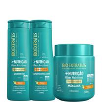 Kit Bio Extratus +Nutrição Sh + Cond 350ml + Masc 500g