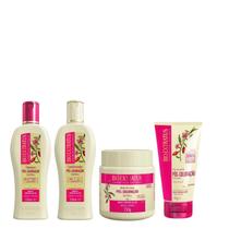 Kit Bio Extratus Pós Coloração Sh+Cond 250 ml +Banho Cr 250g +Finalizador 150g