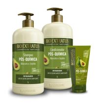 Kit Bio Extratus Pós Quimica Shampoo Condicionador 1L Finalizador Kit Bio Extratus Pós Quimica Shampoo Condicionador 1L Finalizador