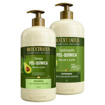 Kit Bio Extratus Pós Quimica Shampoo Condicionador 1L