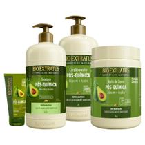 Kit Bio Extratus Pós Quimica Shampoo Condicionador Máscara 1L/Kg Finalizador Kit Bio Extratus Pós Quimica Shampoo Condicionador Máscara 1L/Kg Finalizador
