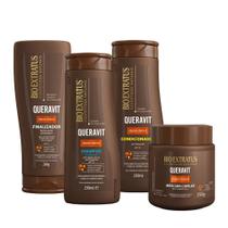 Kit Bio Extratus Queravit Shampoo Condicionador Máscara Finalizador
