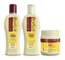 Kit bio extratus shampoo + cond + mascara - tutano e ceramidas