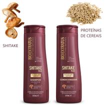 Kit Bio Extratus Shampoo e Condicionador Shitake Reconstrução 350ml