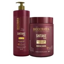 Kit Bio Extratus Shitake Plus Shampoo 1L + Máscara 1kg