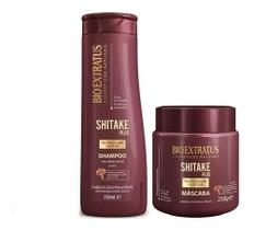 Kit Bio Extratus Shitake Plus Shampoo 350ml + Máscara 250g
