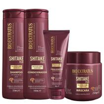 Kit Bio Extratus Shitake Plus Shampoo/Condicionador/Fianlizador E Mascara