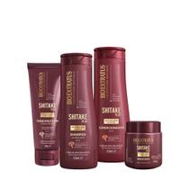 Kit Bio Extratus Shitake Plus Shampoo Condicionador Máscara Finalizador Kit Bio Extratus Shitake Plus Shampoo Condicionador Máscara Finalizador