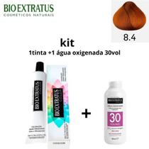 Kit bio extratus tinta 8.4 + água oxigenada 30 volumes