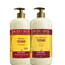 Kit Bio Extratus Tutano Shampoo 1L + Creme de Silicone 1L