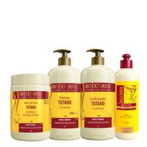 Kit Bio Extratus Tutano Shampoo Condicionador Máscara e Finalizador (4 produtos)