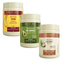 Kit Bio Extratus Tutano+ Umectante+ Pós-química 1kg Kit Bio Extratus Tutano+ Umectante+ Pós-química 1kg