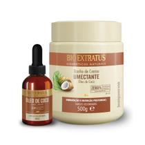 Kit Bio Extratus Umectante Banho de Creme 500g + Óleo de Coco