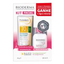 Kit Bioderma Protetor Solar Facial Fps 70 Photoderm