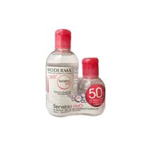 Kit Bioderma Sensibio H2O - Água Micelar 250ml e Água Micelar 100ml Kit Bioderma Sensibio H2O - Água Micelar 250ml e Água Micelar 100ml