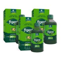 Kit Biofhitus Figest DTX Sabor Gengibre, Abacaxi e Hortelã 3 Caixas 240ml Cada