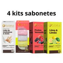 Kit Biofleur Sabonete 4 Caixas c/5 Unidades Cada Kit Biofleur Sabonete 4 Caixas c/5 Unidades Cada