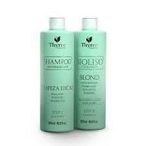 Kit Bioliso Blond 500ml Progressiva Semi-Definitiva Sem Formol Thyrre Cosmetics Brilho Espelhado