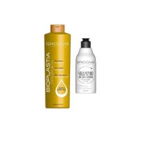 Kit Bioplastia Orgânica Liso Natural Zero Formol 1 Litro e Shampoo Antirresíduo 300ml Groove Kit Bioplastia Orgânica Liso Natural Zero Formol 1 Litro e Shampoo Antirresíduo 300ml Groove