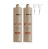 Kit Bioplastia Reconstrução Dos Fios Shampoo Condicionador 1 Litro Lowell