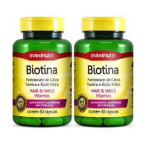 Kit Biotina - 2 und - 120cps - Maxinutri Kit Biotina - 2 und - 120cps - Maxinutri