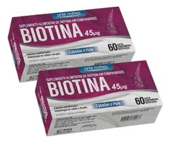 Kit Biotina 45mcg Arte Nativa Fortalece Cabelos Kit Biotina 45mcg Arte Nativa Fortalece Cabelos