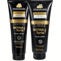 Kit Biotina Forte Maxihair Shampoo+cond 500ml Kit Biotina Forte Maxihair Shampoo+cond 500ml