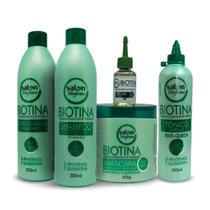 Kit Biotina Salon Maycrene 5 Produtos C/ Queratina, D-pantenol Kit Biotina Salon Maycrene 5 Produtos C/ Queratina, D-pantenol