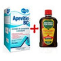 Kit biotonico fontoura morango 400ml e apevitin bc 240ml