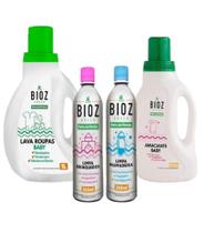 Kit Bioz Green Baby Com 4 Itens de Fórmula Vegana e Hipoalergênica Mais Segurança Para Seu Bebê