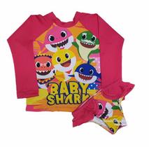 Kit Biquini + Blusa de Proteção Personagens Kit Biquini + Blusa de Proteção Personagens