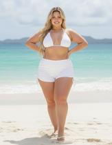Kit Biquíni + Saída De Praia Conforto Estilo Plus Size
