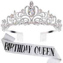Kit Birthday Queen Sash & Crystal Tiara COCIDE Birthday
