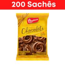 Kit biscoito bauducco amanteigado chocolate - 200 sachês