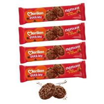 Kit Biscoito Cookie com Gotas 100% Chocolate Crocante 320g