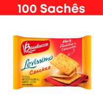 Kit biscoito cream cracker levíssimo bauducco - 100 sachês