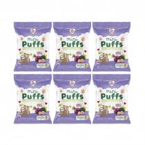 Kit Biscoito de Arroz Mini Puffs Amora e Beterraba Nhami Mami - 6 unidades de 15g Kit Biscoito de Arroz Mini Puffs Amora e Beterraba Nhami Mami - 6 unidades de 15g