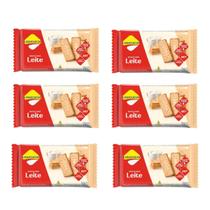 Kit biscoito de leite zero açucar 115g com 6 unidades Lowçucar