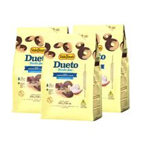 Kit Biscoito Dueto Coco Com Chocolate Sem Glúten Vale DOuro 200g - 3 Unidades 200g Kit Biscoito Dueto Coco Com Chocolate Sem Glúten Vale DOuro 200g - 3 Unidades 200g