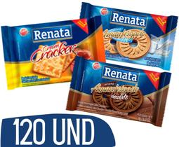 Kit Biscoito Em Sache Renata Chocolate Maizena E Leite 120