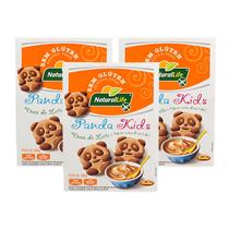 Kit Biscoito Sem Lactose Doce de Leite - Panda Kids Natural 3 Unidades 100g Kit Biscoito Sem Lactose Doce de Leite - Panda Kids Natural 3 Unidades 100g
