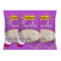 Kit Biscoito Sequilhos Coco Sem Glúten Vale D'Ouro - 3 Unidades 300g