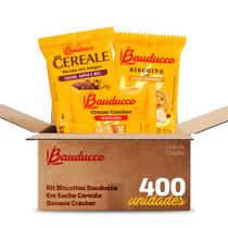 Kit Biscoitos Bauducco Em Sache Cereale Banana Cracker 400und