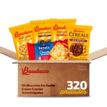 Kit Biscoitos Em Sache Amanteigados Cream Cracker Bauducco Renata 320 und