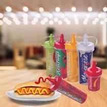 Kit Bisnagas Para Molhos Completo 5 Bisnagas Kit Bisnagas Para Molhos Completo 5 Bisnagas